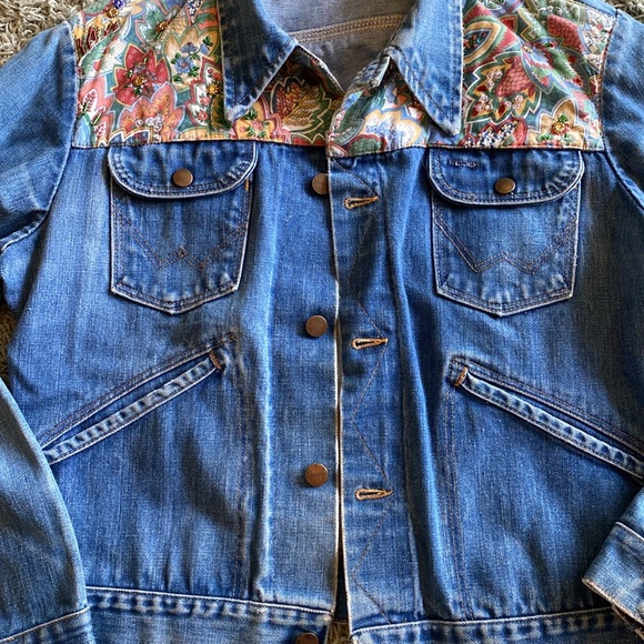 Women’s vintage Wrangler jacket SzL - Picture 2 of 8